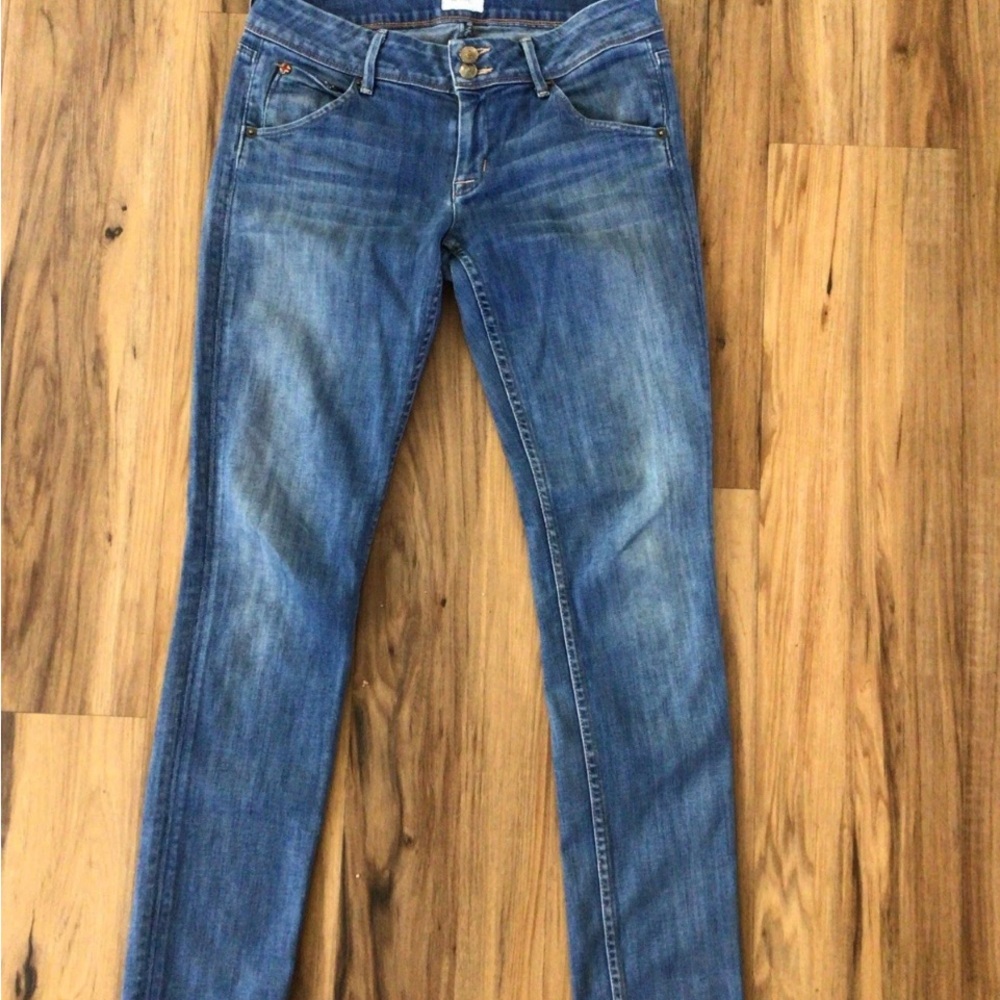 Hudson Collin Flap Skinny Jeans Women’s Size 26X31 Medium Wash Stretch